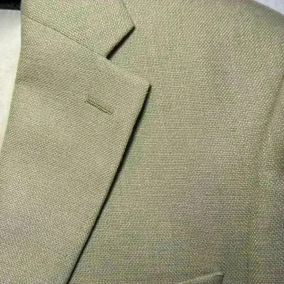 Lauren Ralph Lauren Classic Tan Sports Coat Blazer Suit Lined Jacket Mens 38R - Picture 8 of 16